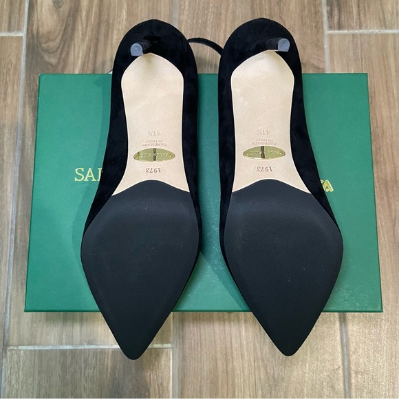 Sarah Flint Perfect Shiffon Pump 85, Black Suede, size US 10.5 IT 41.5 - Picture 5 of 7